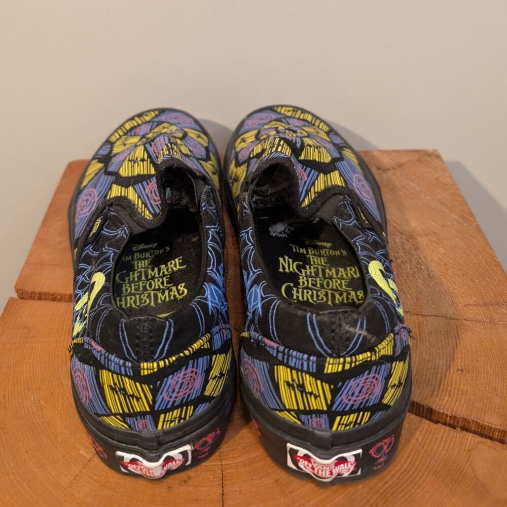 Vans Slide Nightmare Before Christmas OOGIE BOOGIE GlowInTheDark - Size 7/8.5 - Picture 4 of 10